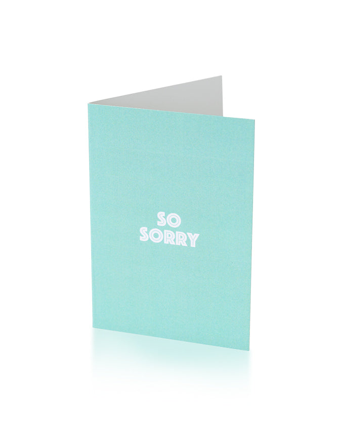 'So Sorry' greeting card
